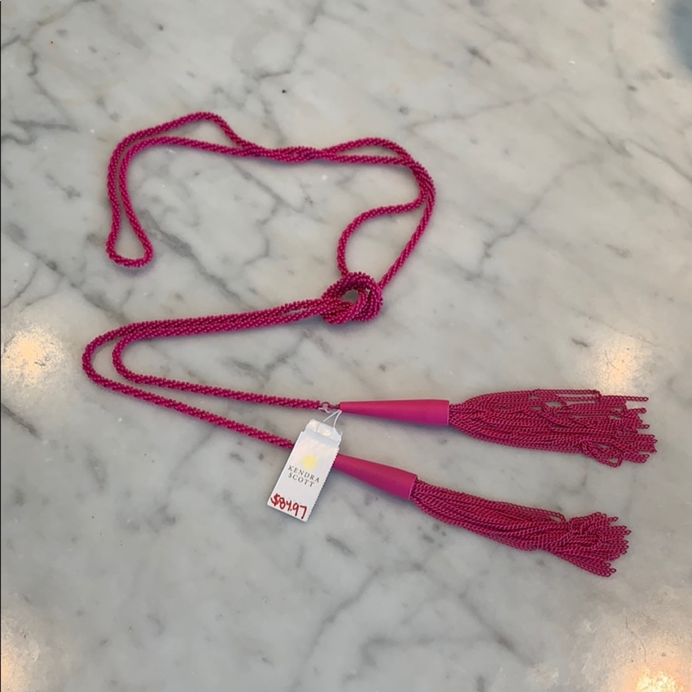 Fuchsia Kendra Scott Necklace